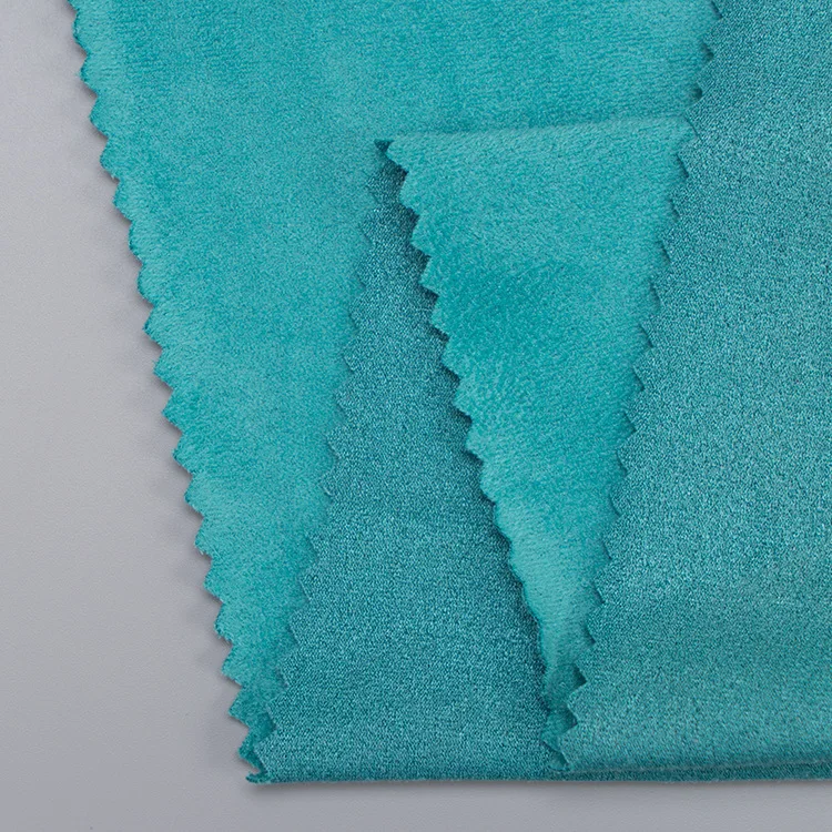 4 трикотажная ткань, растягиваемая в обоих направлениях спандекс щеткого ткани тканые полиэстер ткань не скатывается