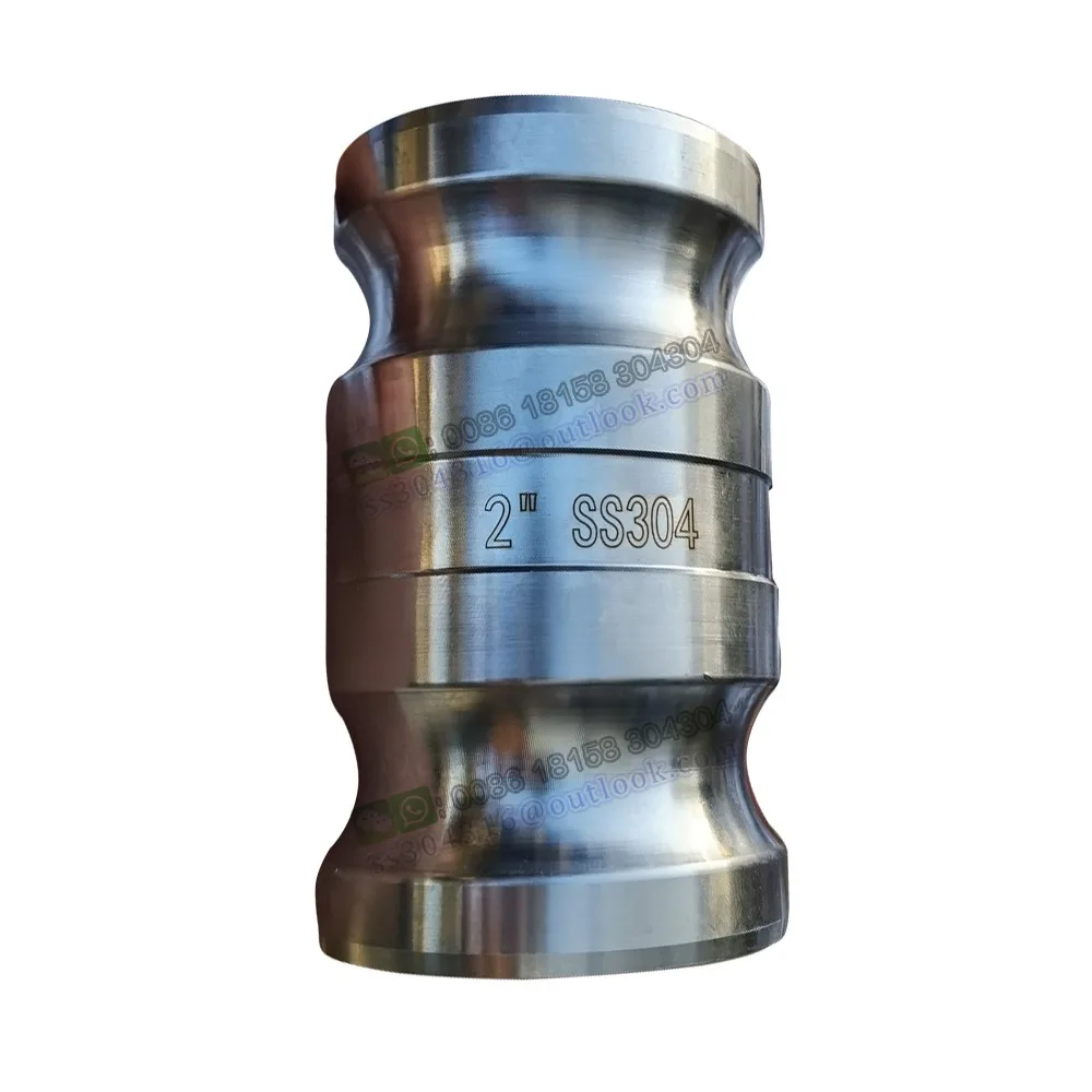 Stainless Steel Male X Male Coupler Type AA Male Cam and Groove Spool Adapter