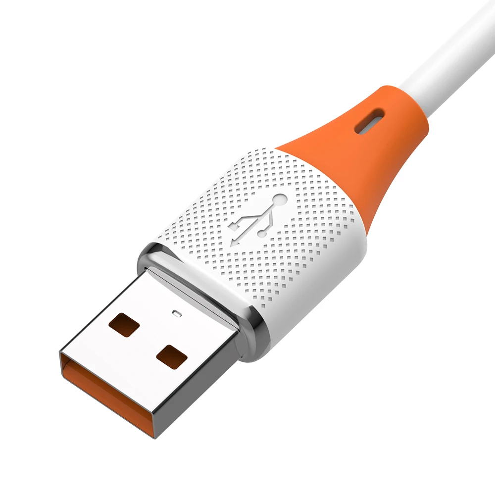 1M Liquid Silicone USB Cable Carga Rapida Micro V8 Type C IPH Cable For iphone 15 16 Pro Max Cables de datos