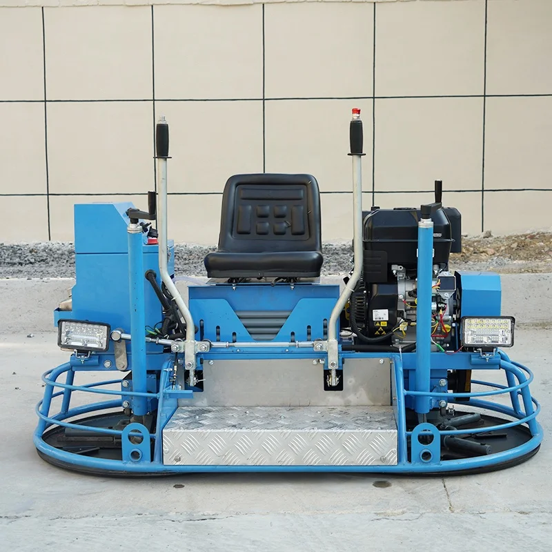 High Quality Construction Gasoline Engine Ride On Power Trowel Concrete Finishing Machine
