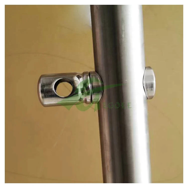 Custom Factory Cast Stainless Steel 304/316 Tube Bracket for Balcony Stair Handrails Balustrades & Handrails Railing Bar Holder