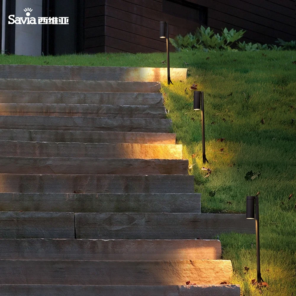Savia Rotatable Garden Uplighter LED 6W IP44 Waterproof Spike Lights Outdoor lawn Spotlight For Landscape Patio Yard Pathway