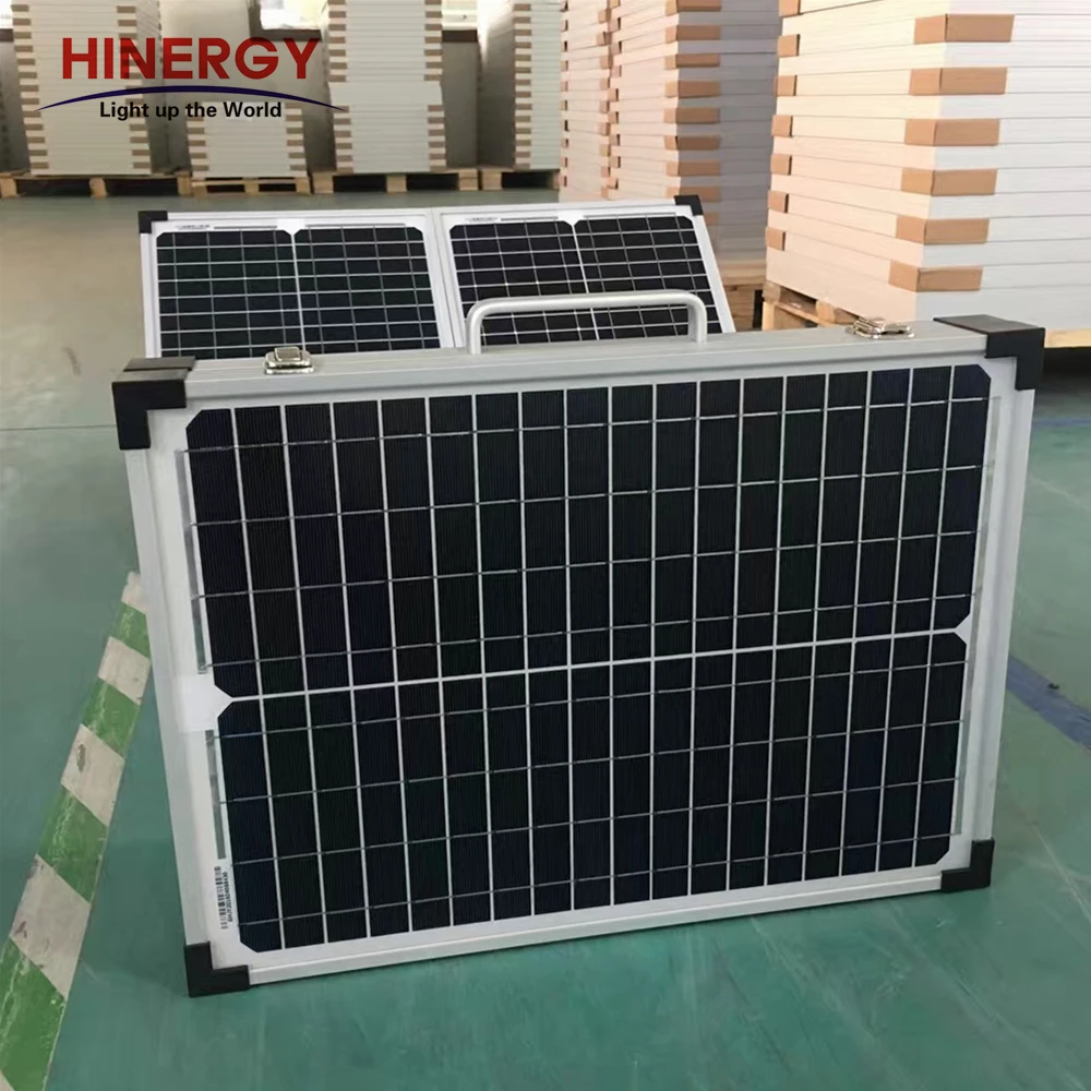 Hinergy Quality Portable Double folding Stand Foldable Solar Panel Charger Manufacturer in China