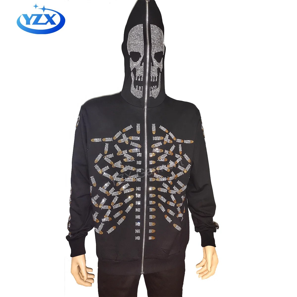 custom sparkle bling rhinestone hoodie iron on patterns rhinestone iron on transfers full zip hoodie