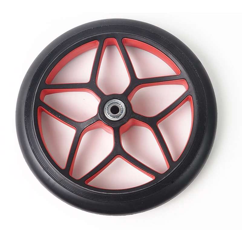 8-Inch Wheelchair Front Wheel Solid Tire Universal  Accessory scooter parts  pu wheel  scooter big wheel