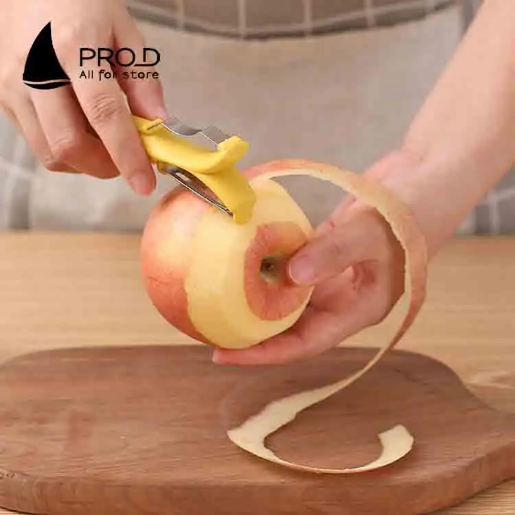 Multifunctional corn threshing potato peeling kitchen double-head fruit and vegetable peeling planer