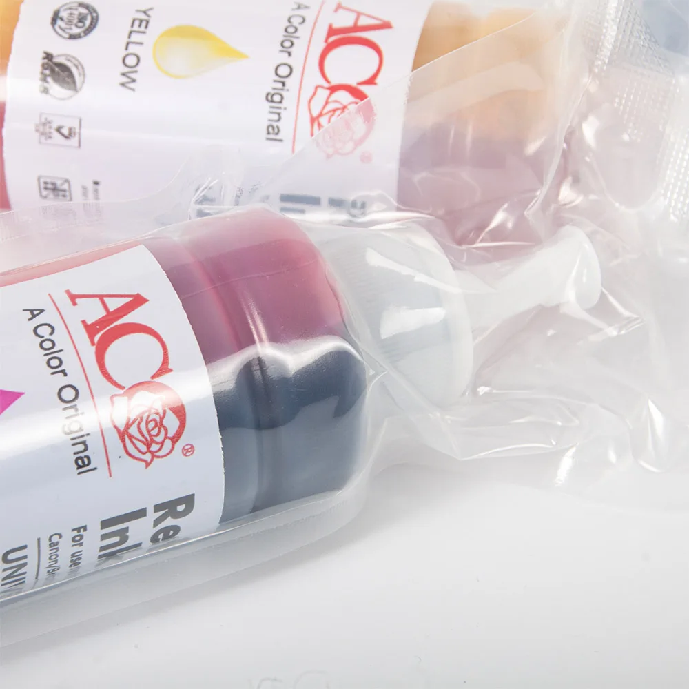 ACO Factory Universal Ink 104 Compatible For Epson Inkjet Cartridges Office Print ODM OEM Color Bottle