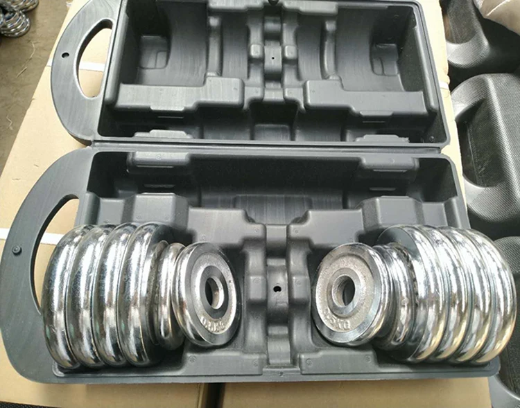 factory price   adjustable dumbbell set with case adjustable weights