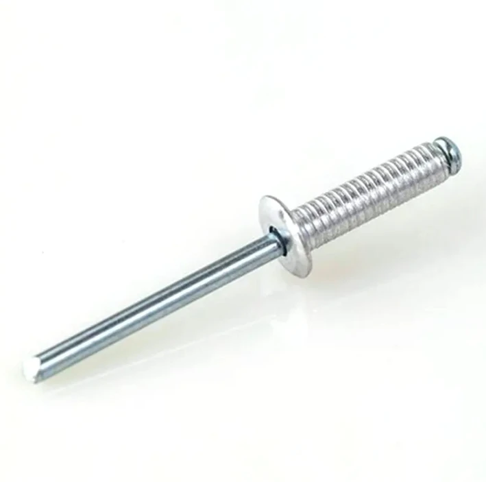 Factory Wholesale DIN661 Aluminum Breaksteam Flat Dome Head Open End Blind Rivet Solid Metal Pop Rivets