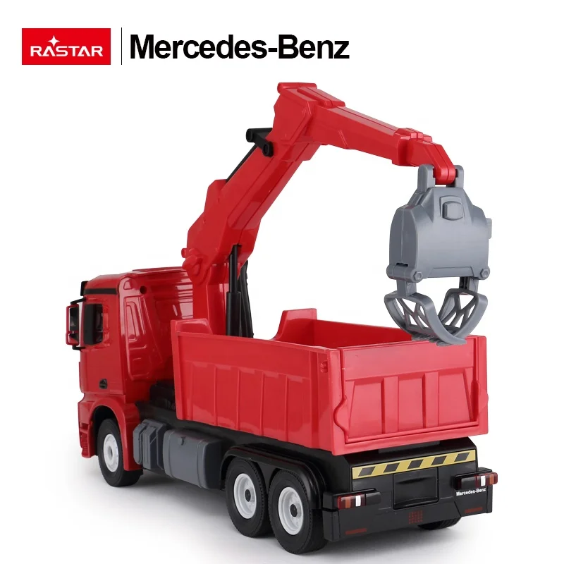 Rastar Mercedes Benz Licensed Arocs RC Logging Truck Car Remote Control Vehicle Electric Plastic 1:24 Window Box AA 4 Channels