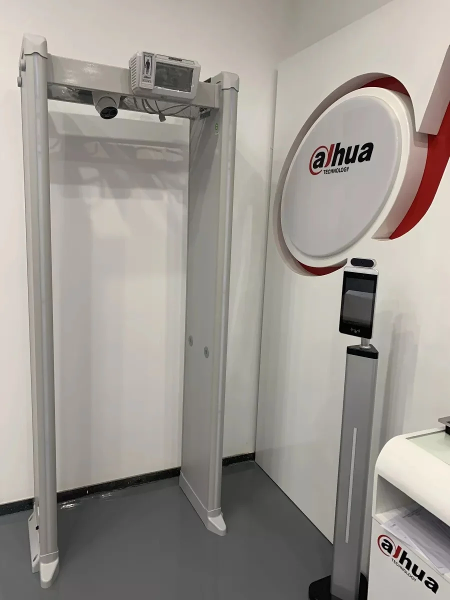  Дропшиппинг сетевой видеорегистратор Dahua ISC-D733-T ISC-D718-T пройти через лихорадка детектор ворота сканер температуры тела дверная рама