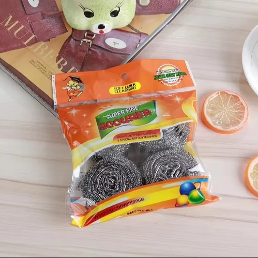 Hot New Products Wholesale Stainless Steel Scrubber Wire Wool Scrubber Pad Cleaning Balls For Kitchen Cleaning