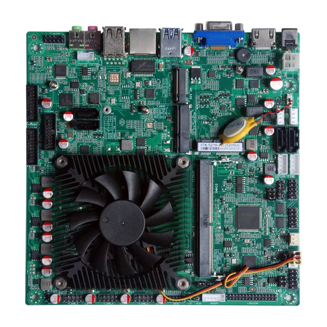 10th comet lake  5205u mini itx motherboard with 2 intel LAN 4 SATA  16 usb connectors