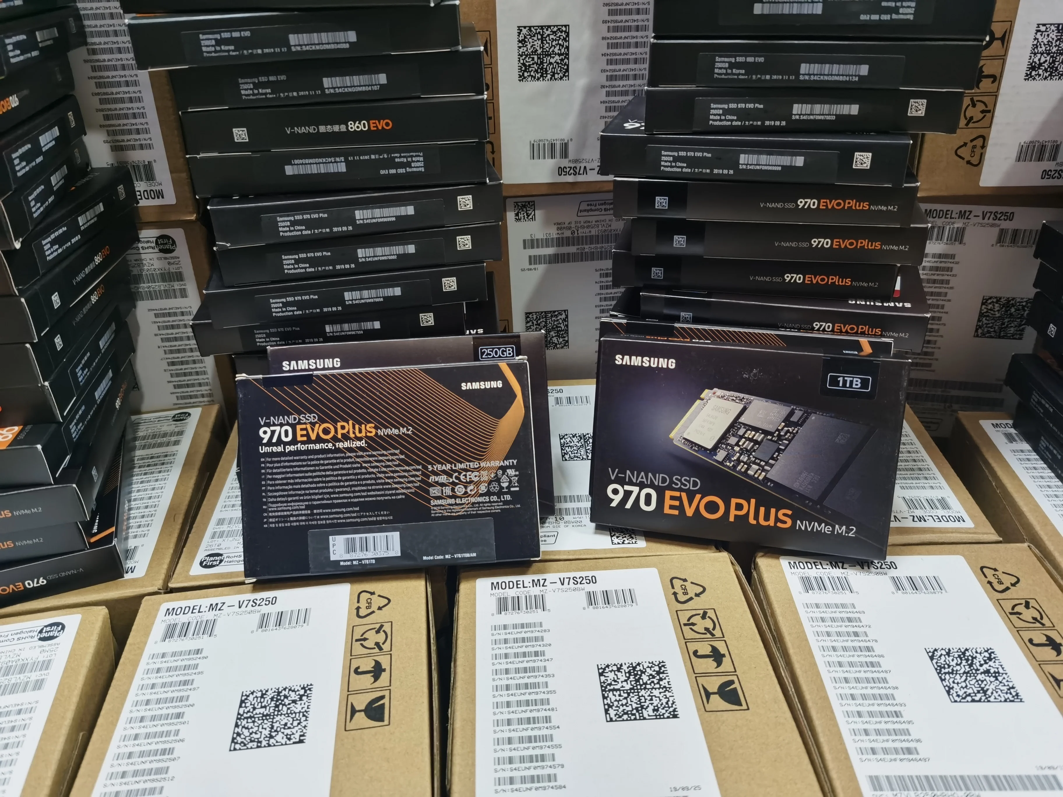  SAMSUNG M.2 SSD M2 1 ТБ 500G HD NVMe жесткий диск 970 EVO PLUS 250 Гб Твердотельный накопитель PCIe для