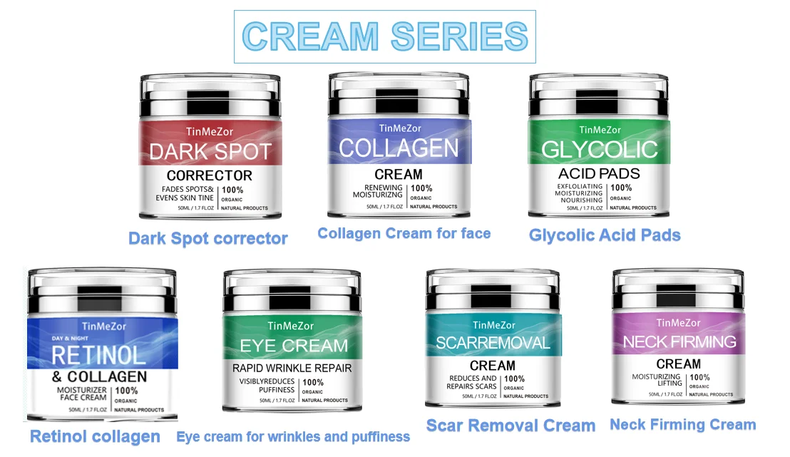 Private Label Whitening Skin Care For Black Skin For Sensitive Face Eye Cream Anti Aging Wrinkle Whitening Cream Beauty Products