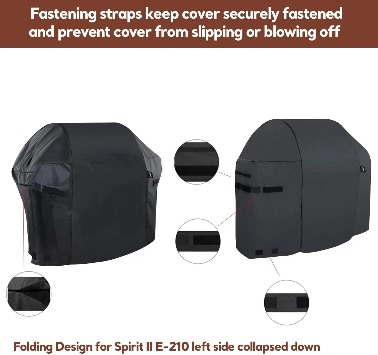 Hot - selling outdoor burning oven special waterproof BBQ cover dust-proof BBQ cover