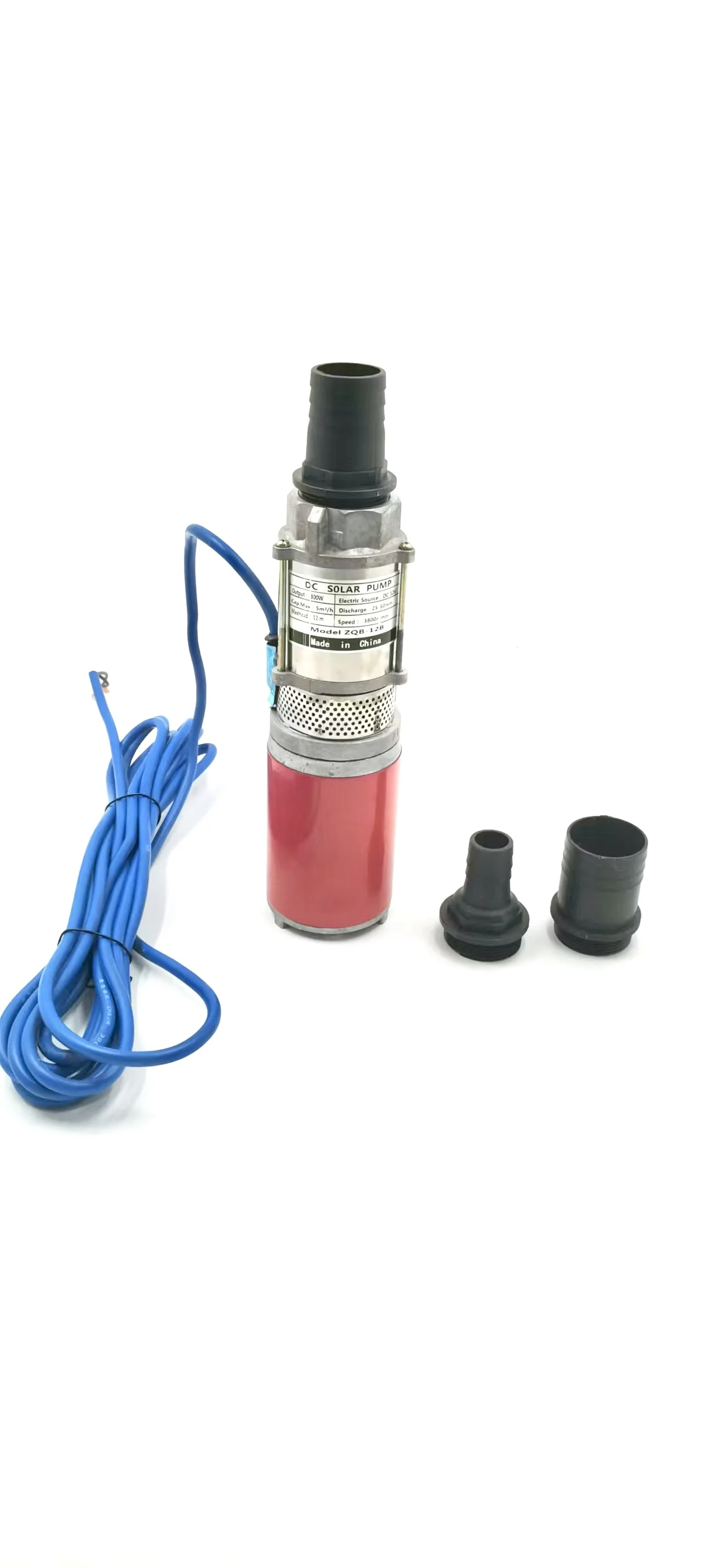 DLdc12V Stainless Steel Vertical Submersible Well Pump High Pressure Multistage DC Motor Customizable OEM Support Big Flow Solar
