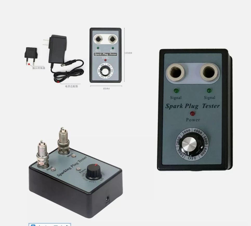 Dual Hole Car Spark Plug Tester With Ignition Plug Analyzer Diagnostic Auto Tool Detector