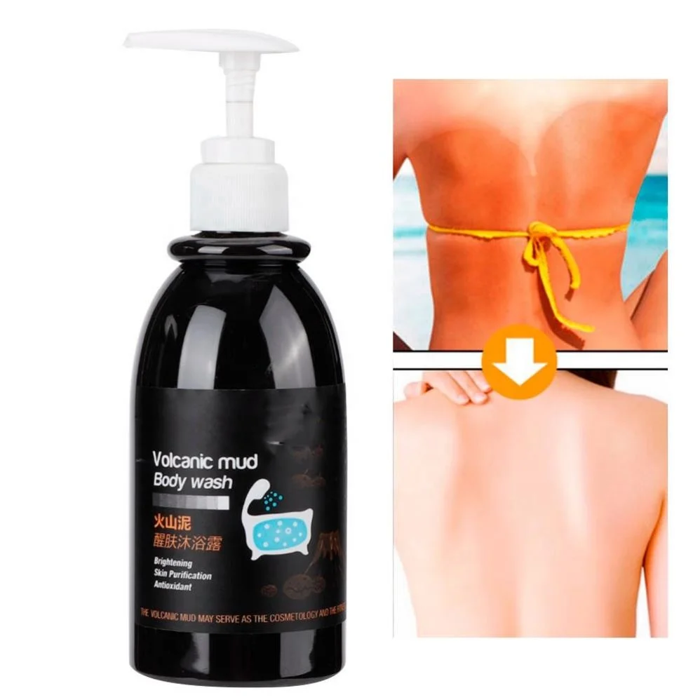 Custom Shower Gel Tea Tree Oil Body Whitening Vollagen Soap Bottle Baby Shower Gel