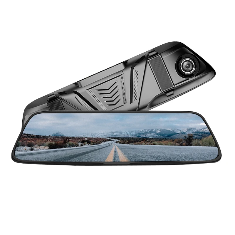 7 Inch WIFI 1080p HD Dash Cam Cars Camera Driving Recorder DVR Rearview Car Mirror Dash Camera Dual Lens