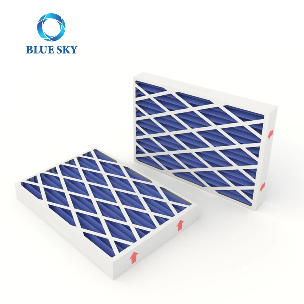 Картонная рамка MERV 13 размеров под заказ, плиссированный воздушный фильтр для печи переменного тока, детали для систем ОВКВ