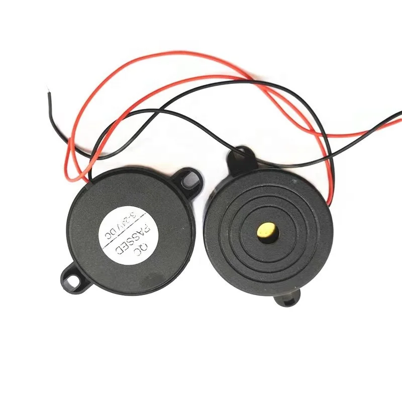 22mm 2khz piezo buzzer factory 80dB 5v piezoelectric transducer for microwave