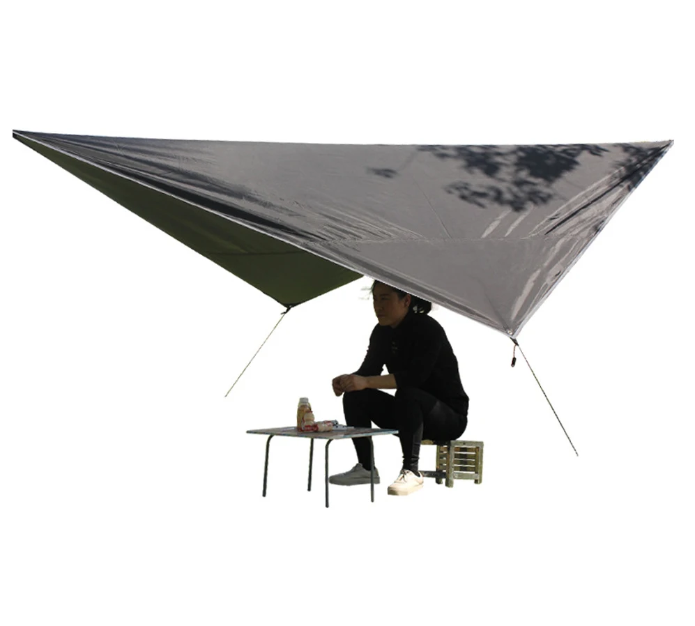 
Thick anti-tear Oxford cloth coated silver sunscreen outdoor canopy tent 