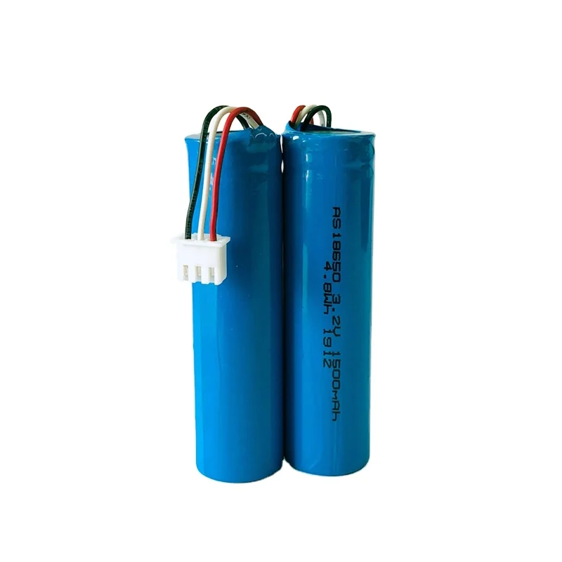 18650 cylindrical rechargeable lithium battery 3.2v 1500mah lifepo4 battery for flashlight