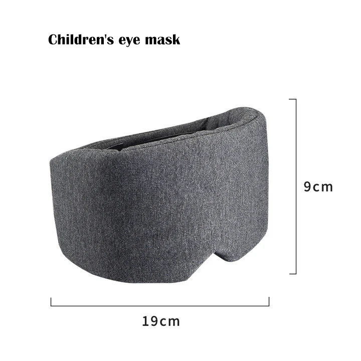 FYD Adjustable Blinder Blindfold Airplane Cotton 100% Cotton Eye Mask For Sleeping With Pouch