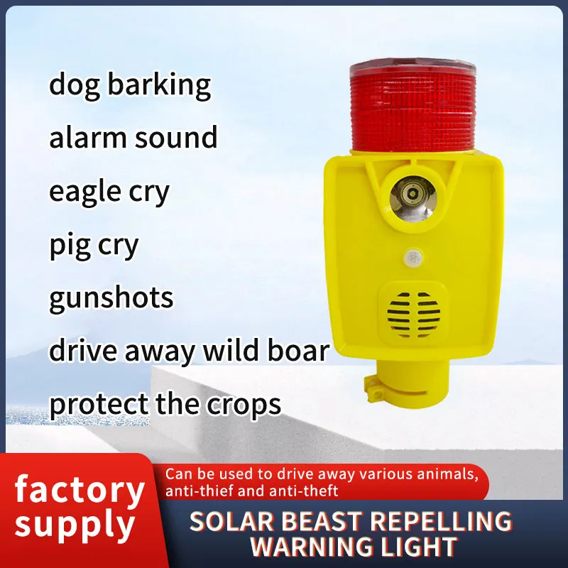 solar wild animals repellent frighten light loud different voice