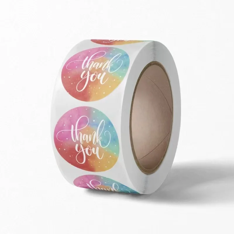 Custom Gifts Circle Gifts Permanent Gifts Round Self Adhesive Packaging Plastic Sticker Sheet For Printing