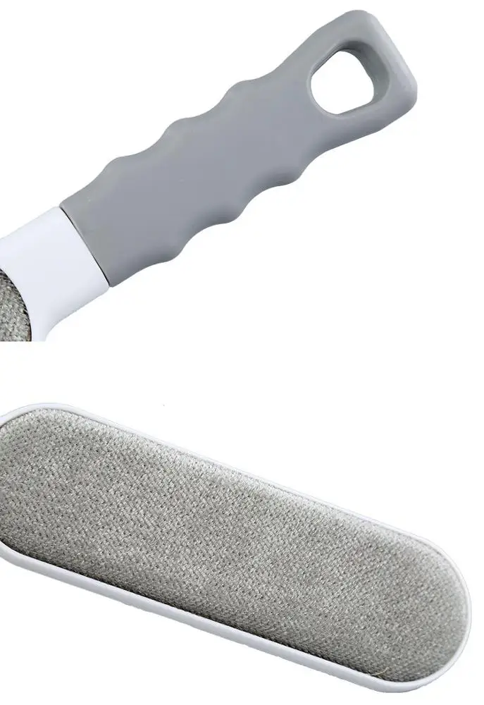 Средство для удаления шерсти домашних животных, щетка для удаления ворса с самоочищающейся основой, эффективное двухстороннее средство для удаления шерсти домашних животных для одежды, дивана