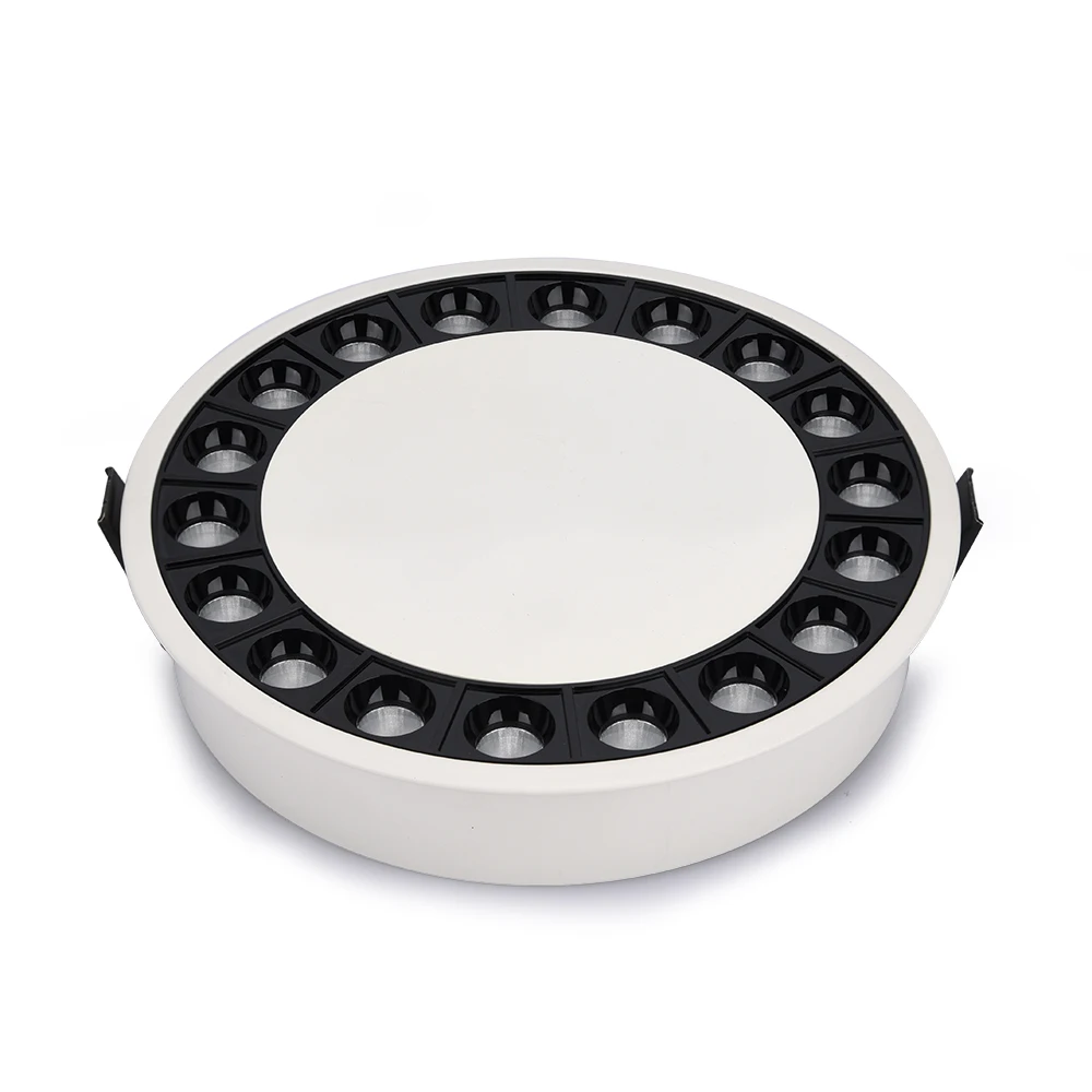 
New design top quality indoor aluminum round ceiling adjustable 15W dimmable COB recessed led spot light 