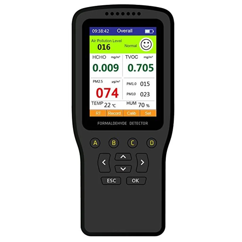 
Air Quality Monitor PM2.5 Particle Counter Dust Pollution Detector 