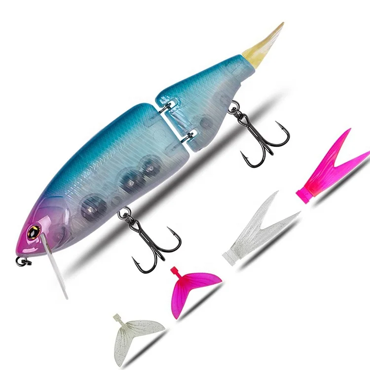 165mm 60g 135mm 33g Floating Multi Jointed Trolling Lures Big Game Fishing Hard Swim Bait Soft Tail Fishing Lures