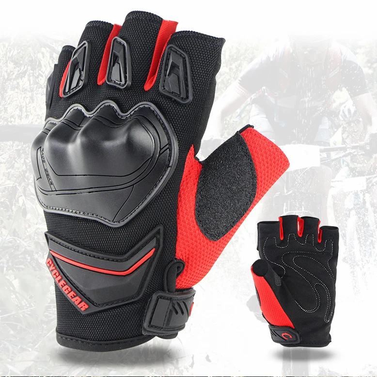 Half Finger Racing Gloves for Work Touch Screen Weightlifting Gloves Wholesale Motocross Sarung Tangan Fighting Gloves