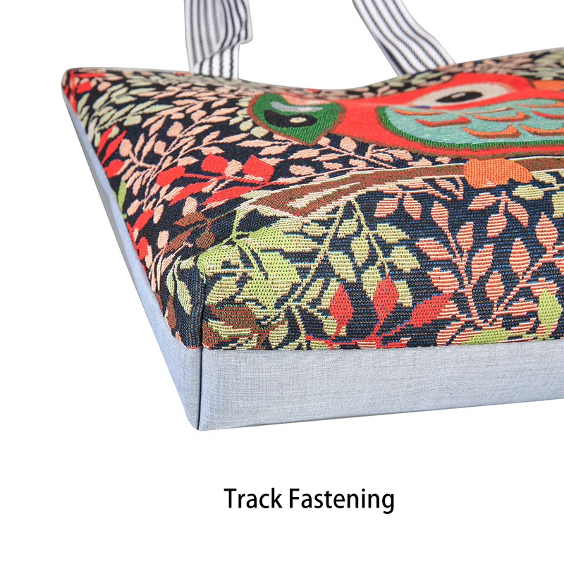 Stylish Apricot Vintage Promotional Boho Tote Bag Crochet Bag Floral Patchwork Women Bohemian Bags