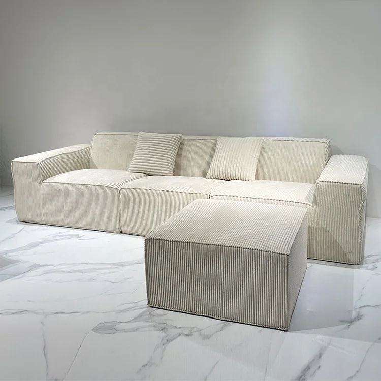 Direct Sales Living Room Furniture Modular Couch Sectional Vacuum Packing  White Foam Sponge Machine Air Compression Sofa Set