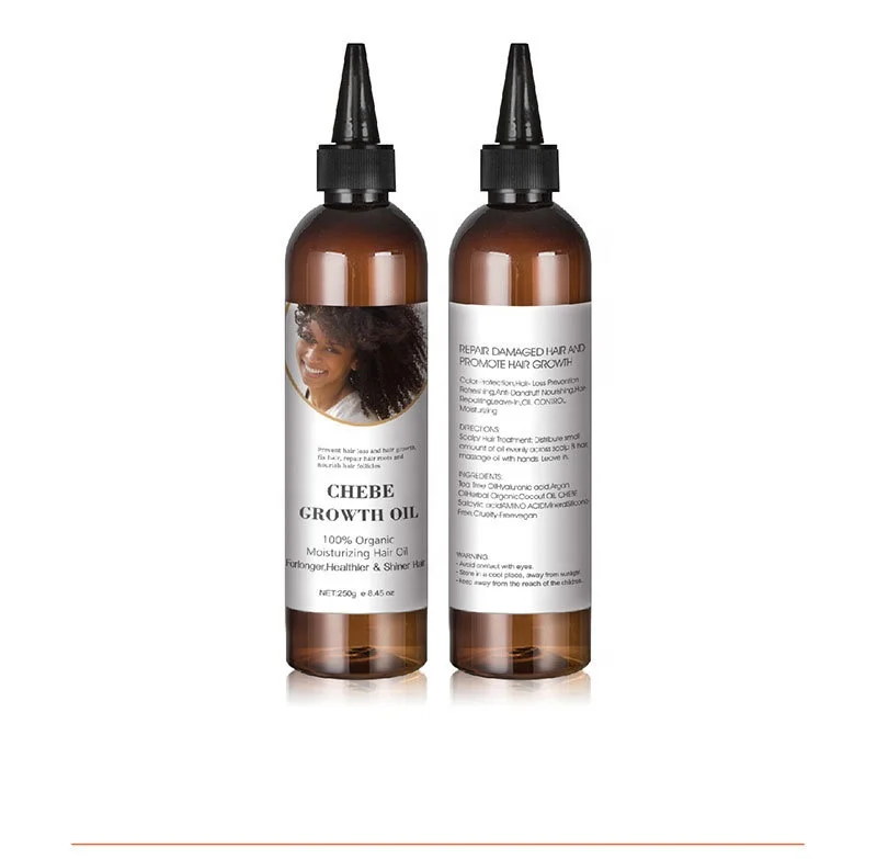 natural organic anti loss serum treatment chebe coconut hair care essential oil for black woman man