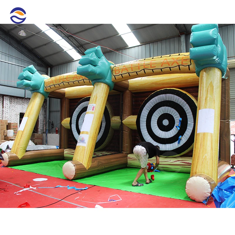 Интерактивная игра, надувной двойной топор, бросающая игра, надувная Карнавальная метательная игра