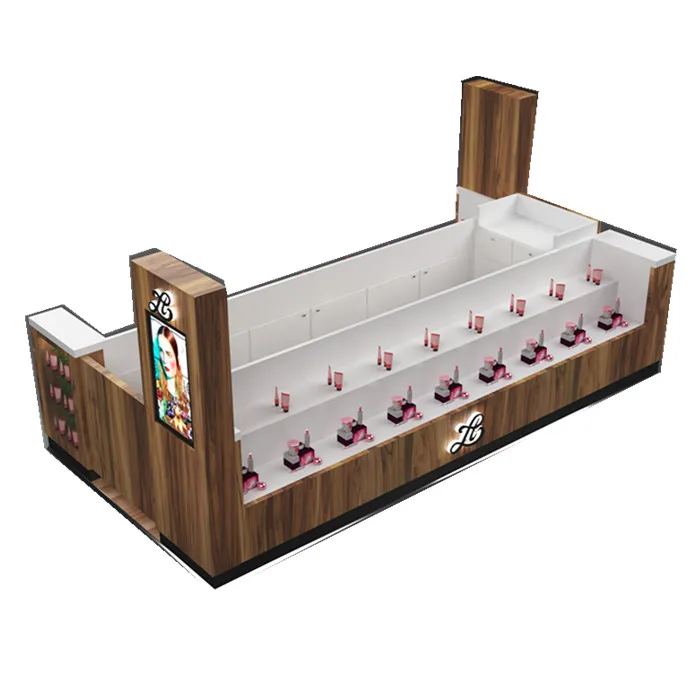 Оптовая продажа розничный киоск для парфюмерного бара витрина | Косметический стенд косметики в торговом центре