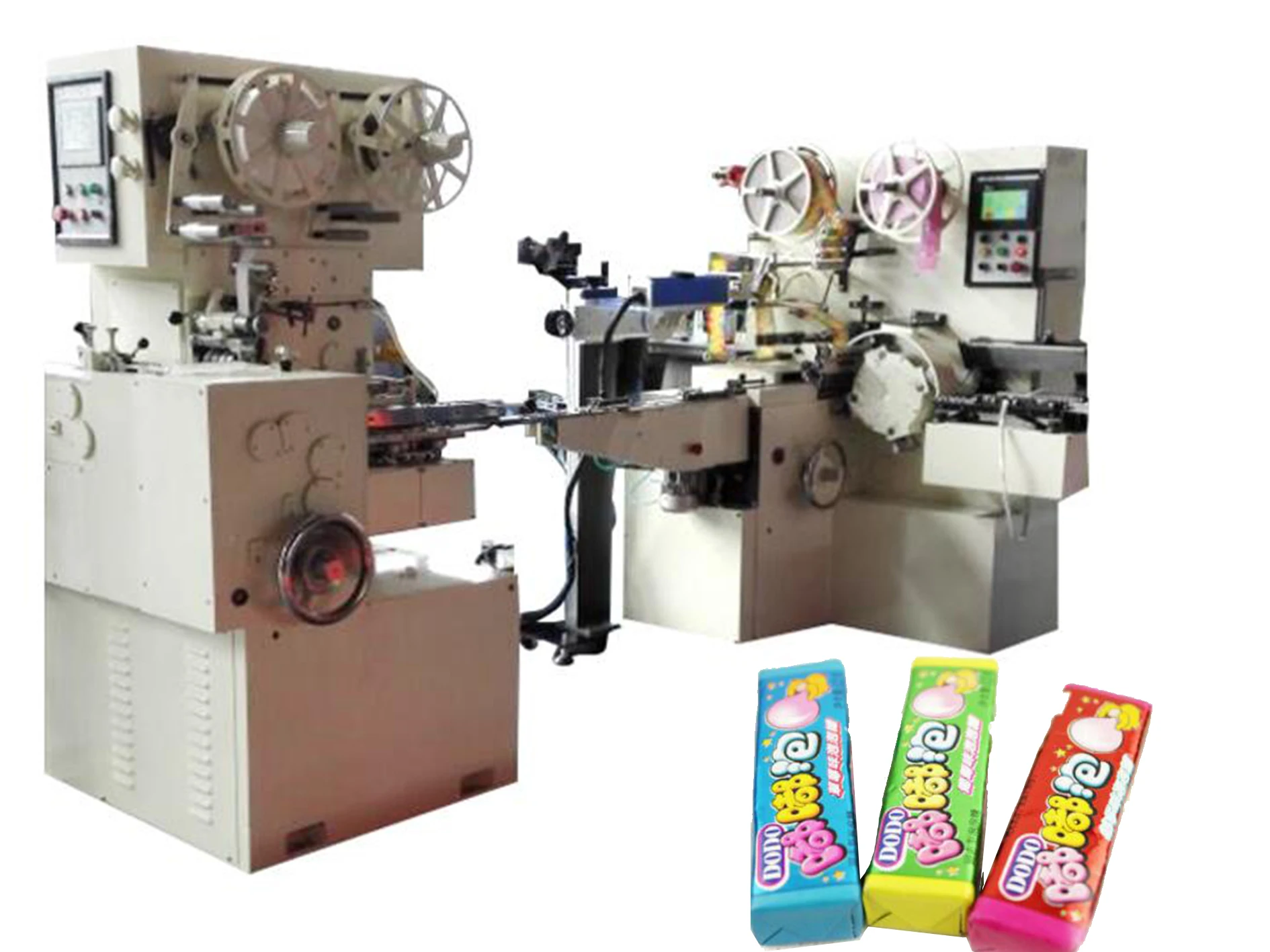 Bubble gum packing machine fusen bubble gum machine bubble gum cut and wrap machine