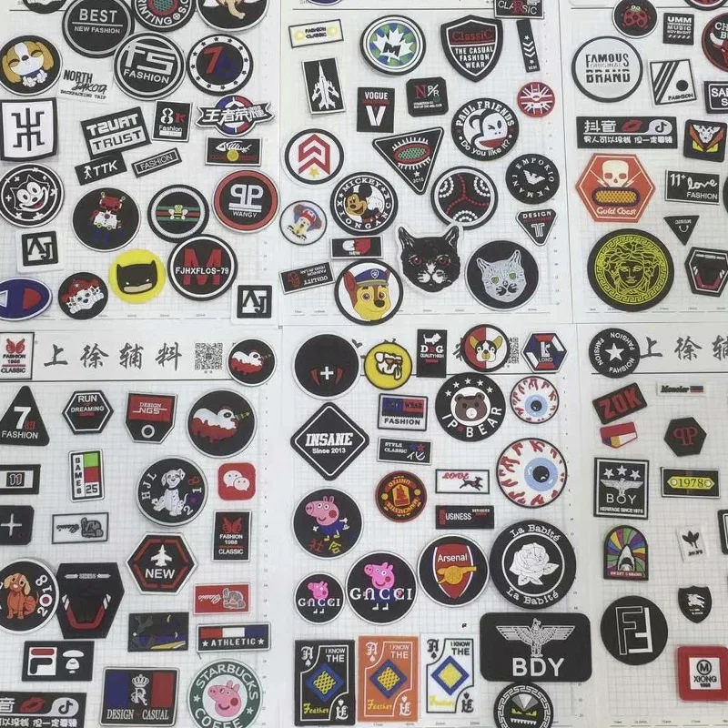 OEM Embossed 3D Soft Rubber PVC Label Plastic Silicone Patches Logo