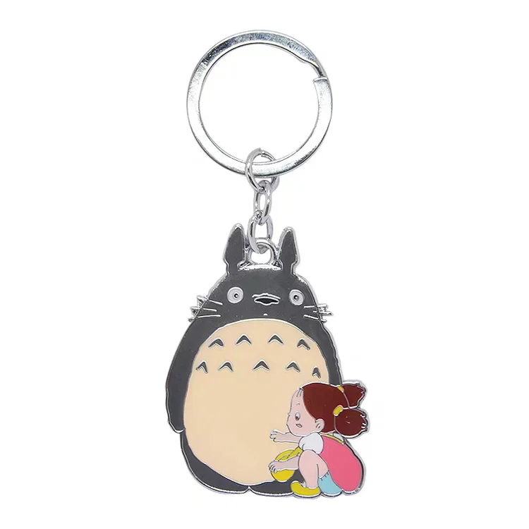 Factory price metal keychains custom logo design soft enamel keychain