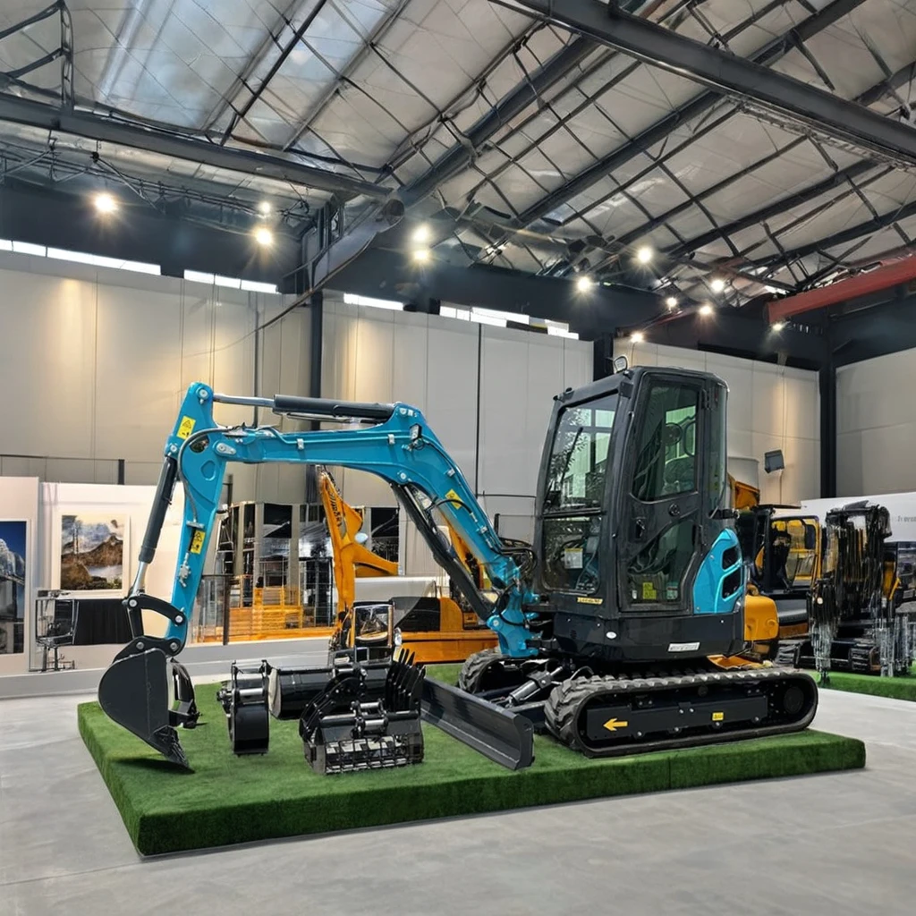 High quality Kubota engine EPA/EURO 5 Chinese mini excavator 1ton 2.5 T 3.5 ton cabin mini digger excavator