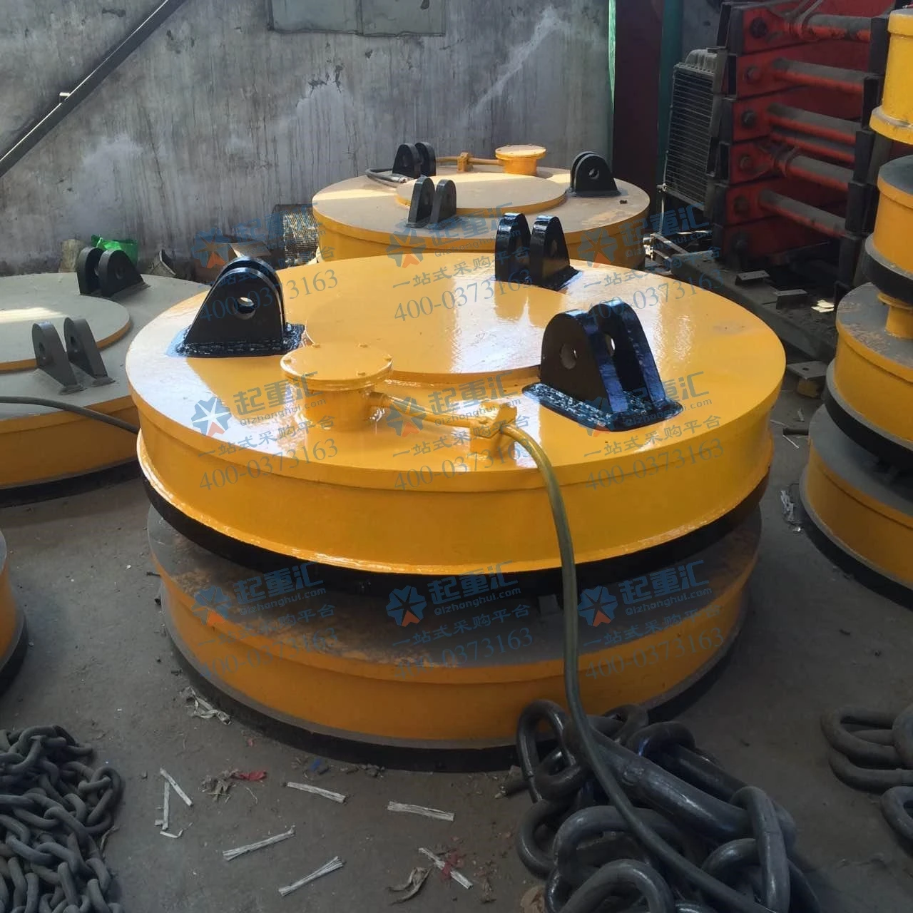 Good quality electromagnetic lifting magnet for lifting scrap  lifter electro magnet for lifting steel scraps dc220v