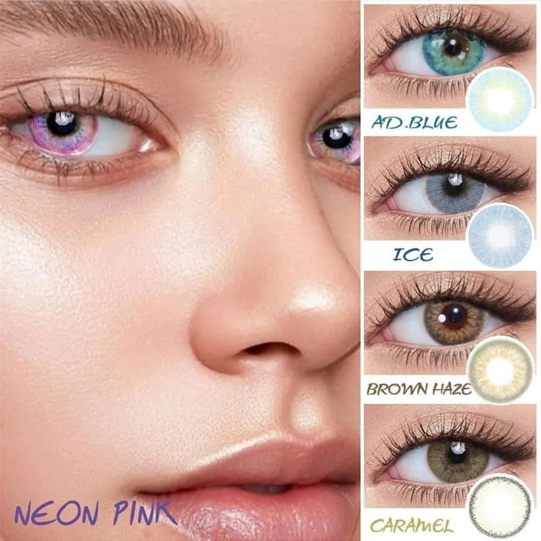 Fresh Desio AD.Blue contact lens  Caramelize  lenses 7 colors lucky color contact lenses cosmetic color lenses