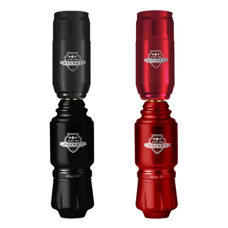 rocket Rocket Tattoo Short pen Tattoo Wireless Power Type-C Rechargeable battery pen RCA plug tattoo machine