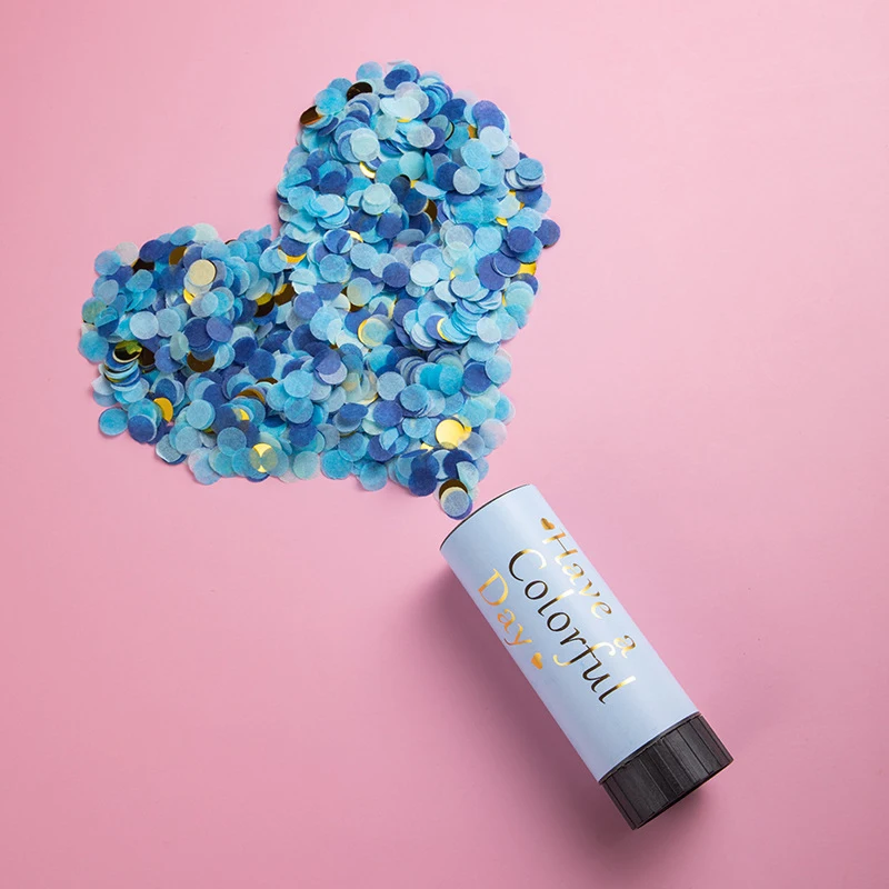 Air Compressed Party Poppers Indoor and Outdoor Safe Perfect Confetti Cannons For Any Party New Years Eve or Wedding Celebration