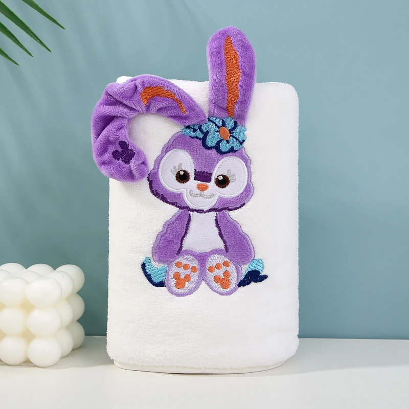 Soft Absorbent microfiber towel and Coral fleece bathroom 3D Animal pattern kids bath towel set with gift box